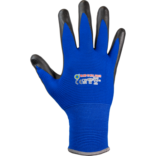 Rękawice BLUE 15 NYL FOAM